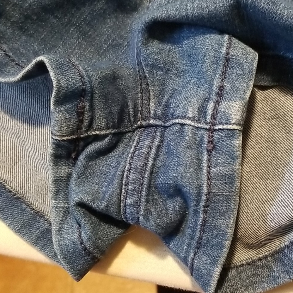 Garage high waisted denim retro roller short - Picture 9 of 10
